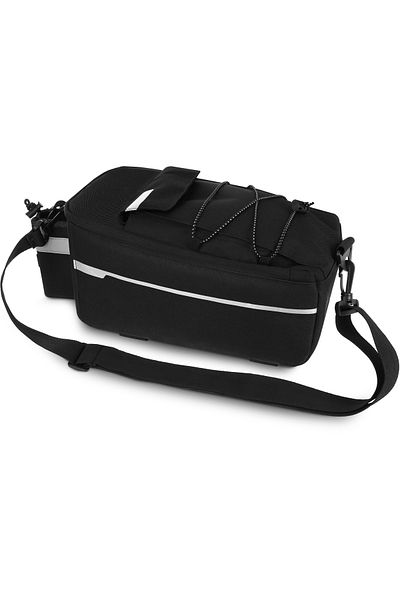 zagatto Bike rack bag, black, 35x13x17 cm, waterproof trunk bag for rear carrier, ZG738