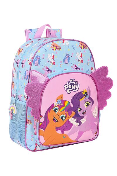 MY LITTLE PONY My Little Pony Wild & Free children's backpack, pink blue, 33x42x14 cm