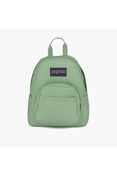 Jansport Logo Applique Backpack with Adjustable Strap and Zip Closure - 60x40x46 cm