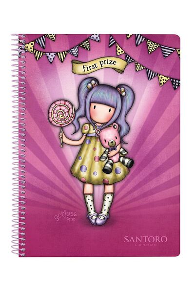 Santoro Notebook A5 Gorjuss First Prize Mov