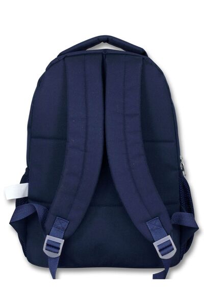 ÜMİT ÇANTA Ümit Çanta 5033 Синьо-білий трикишеньковий шкільний рюкзак для хлопчиків - Hiphop Ayıcık