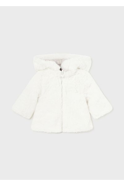 MAYORAL Winter Baby Girl Double Sided Hooded Coat Jacket