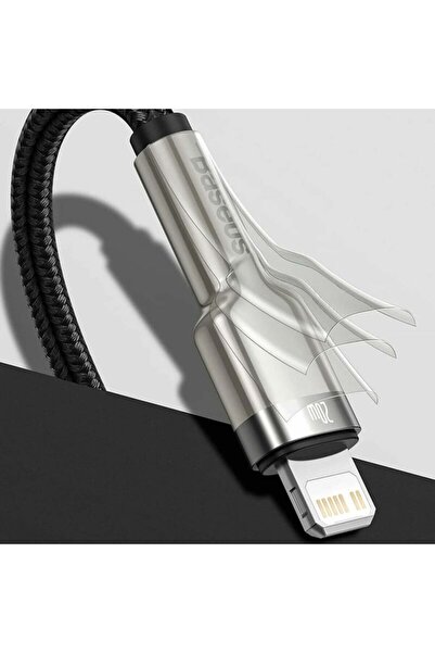 Baseus Καλώδιο Type-C σε Lightning, 20W, 25cm - Σειρά Cafule Metal (CATLJK-01) - Μαύρο