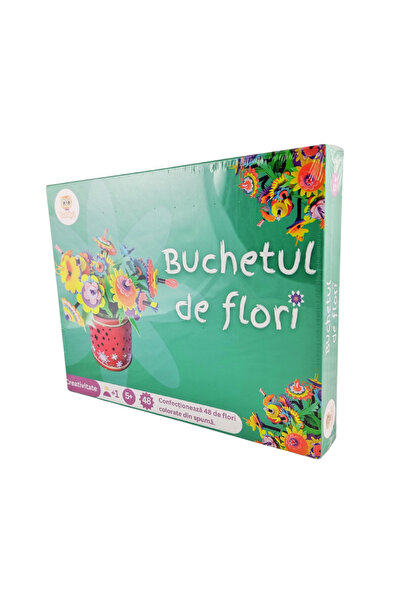 Bufnitel Flower Bouquet Creation Set, Owl, 48 colorful pieces