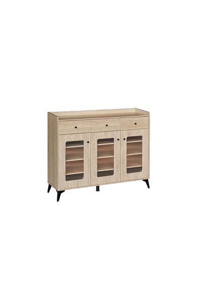 DEC4 Multi-purpose wardrobe with a modern design in different colors, size 120 cm
