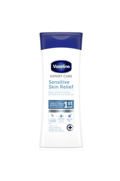 Vaseline Body Lotion, Vaseline, Sensitive Skin Relief, against Skin Irritations and Itching, 400ml