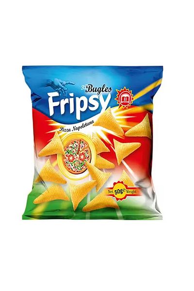 Fripsy Snacksuri Fripsy cu aroma de pizza 50gr, 25 buc