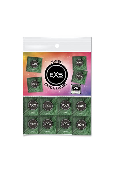 Nexs Condoms, EXS, Jumbo Pack, 24 pieces