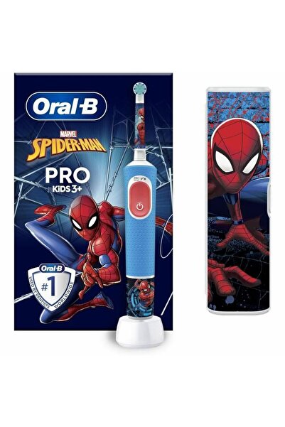 Intimichic Periuță de dinți electrică pentru copii, Oral-B Pro Kids, Spider-Man