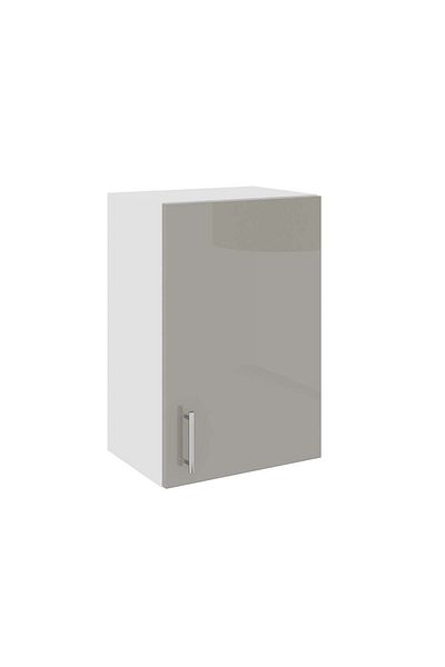 haaus.ro Corp Superior haaus Karo, 1 Usa, Gri Lucios/Alb, MDF, 40 x 30 x 60 cm