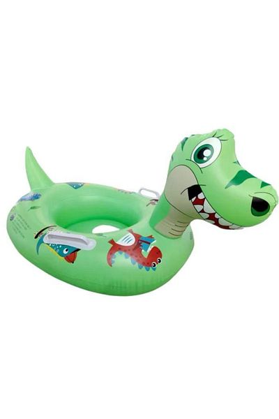 BaoBao Inflatable children's ring Baobao 70x65 cm 3D dinosaur, with seat and handles, durable PVC