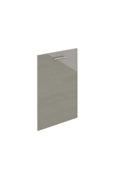 haaus.ro haaus Karo Dishwasher Door, Glossy Grey, MDF, 45 x 70 cm
