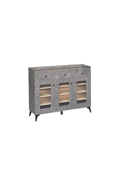 DEC4 Multi-purpose wardrobe with a modern design in different colors, size 120 cm