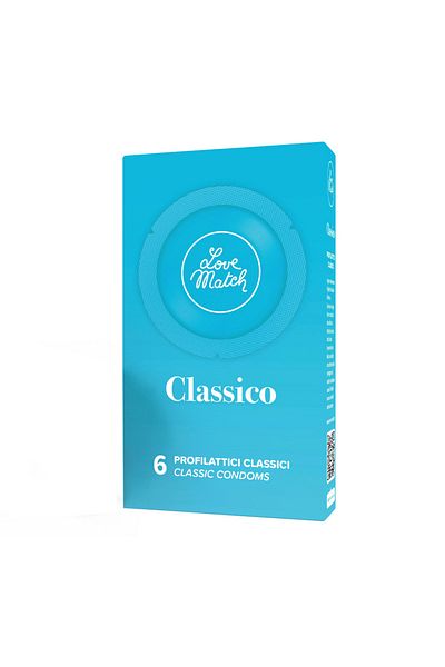 Lovewatch Condoms, Classico, 6 pieces, latex