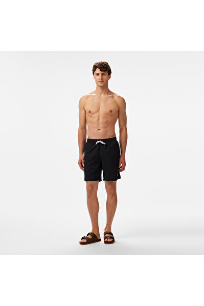 Nautica Erkek Siyah Regular Fit Deniz Şortu