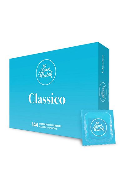 Lovewatch Love Match Classic Condoms, 144 pieces