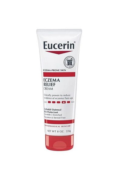 Eucerin Body Cream, Eucerin, Relief, for Soothing and Itching, Fragrance Free, 226gr