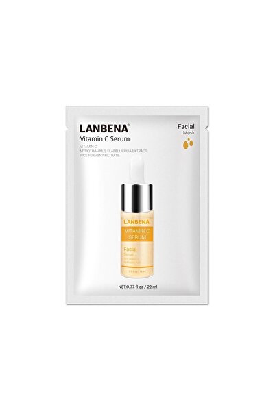 LANBENA Mască facială, Lanbena, vitamina C, efect iluminator și antioxidant, ...