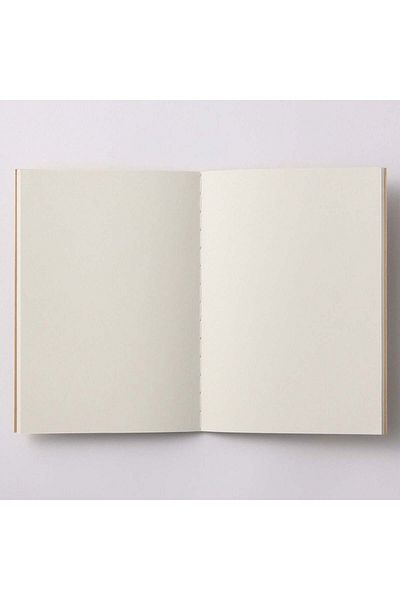 Muji Recycled Paper Notebook , Plain , A6 , 30 sheets