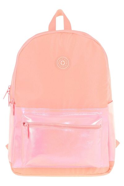 KAUKKO Cube Three Compartment Girl's Salmon School Bag - K1820