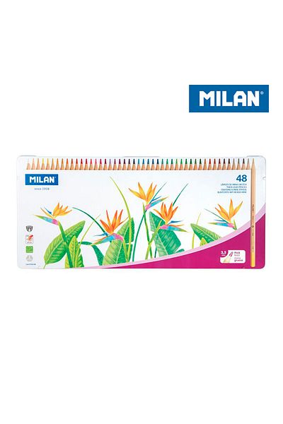 Milan Set creioane colorate Milan 48 bucăți multicolor