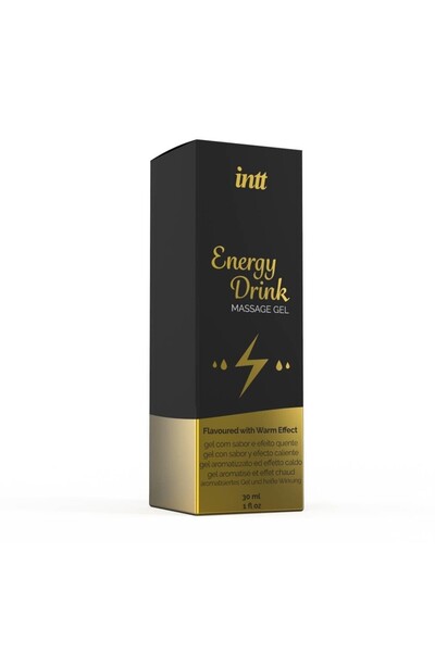 Intto Massage Gel, Energy Drink, 30ml Bottle