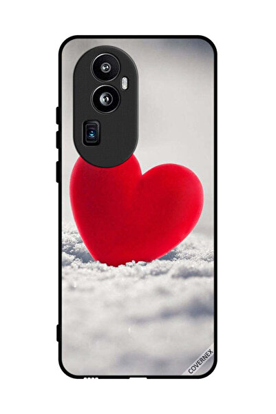 Covernex غطاء حماية لهاتف Oppo Reno 10 Pro Plus بتصميم قلب أحمر جميل