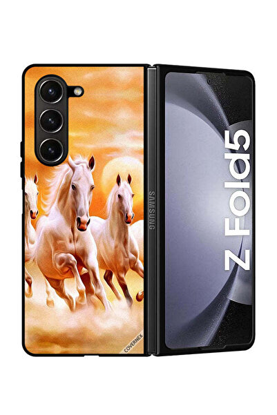 Covernex غطاء حماية لهاتف سامسونج جالاكسي زد فولد 5 خيول راكضة