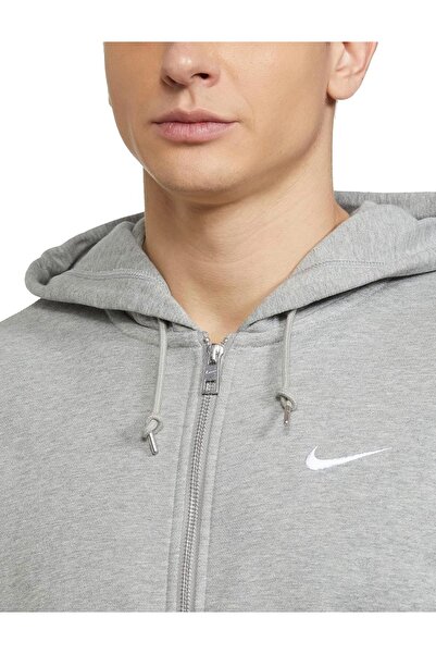 Nike Sportswear Classic Gri Erkek Kapüşonlu Sweatshirt