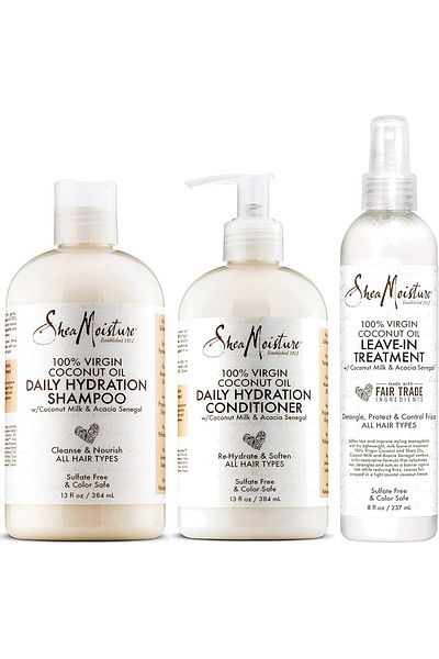 Shea Moisture Daily Hydration Set with 100% Coconut Oil