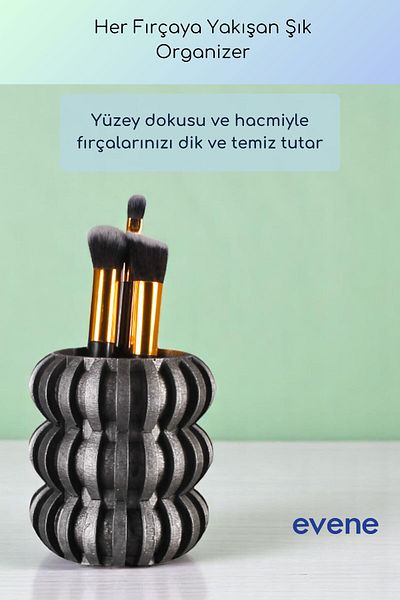 Evene Makeup Organizer Βούρτσα Μακιγιάζ Makeup Organizer Organizer Ασημί Αντίκα Χρώμα Μοντέλο 75
