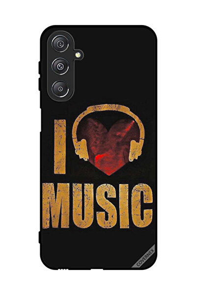 Covernex غطاء حماية لهاتف سامسونج جالاكسي M34 5G، تصميم كلاسيكي، أحب الموسيقى