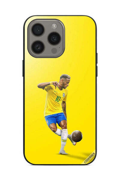 Covernex غطاء حماية لهاتف أبل آيفون 15 برو نيمار مع كرة القدم