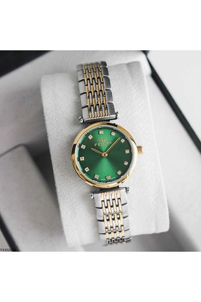 FERRO F43020D6 Women's Wrist Watch with Steel Band