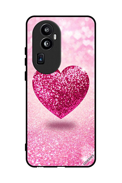 Covernex غطاء حماية لهاتف Oppo Reno 10 Pro Plus بتصميم قلب لامع
