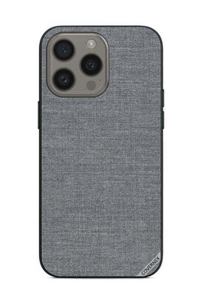Covernex غطاء حماية لجهاز Apple iPhone 15 Pro Max بنمط قماشي