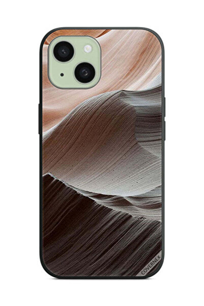 Covernex غطاء حماية لهاتف Apple iPhone 15 - جبال رملية