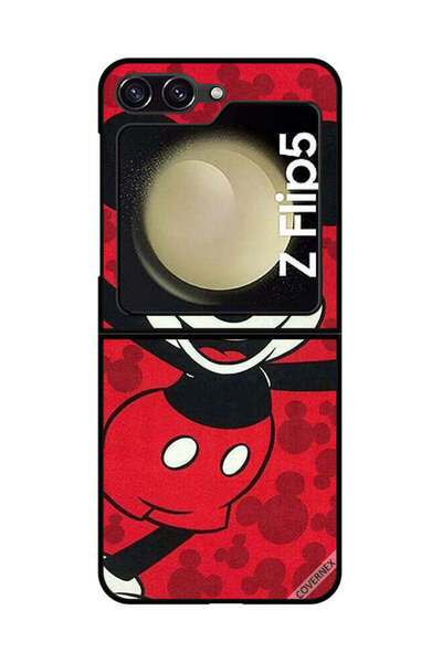 Covernex غطاء حماية لهاتف سامسونج جالاكسي زد فليب 5 ميكي ماوس سعيد