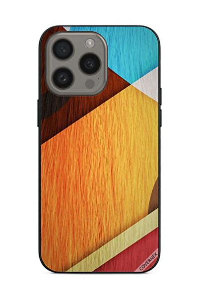 Covernex غطاء حماية لجهاز Apple iPhone 15 Pro Max بنسيج خشبي