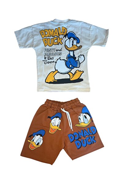 GMG Baby Duck Pattern Shorts T-Shirt 2-Piece Set