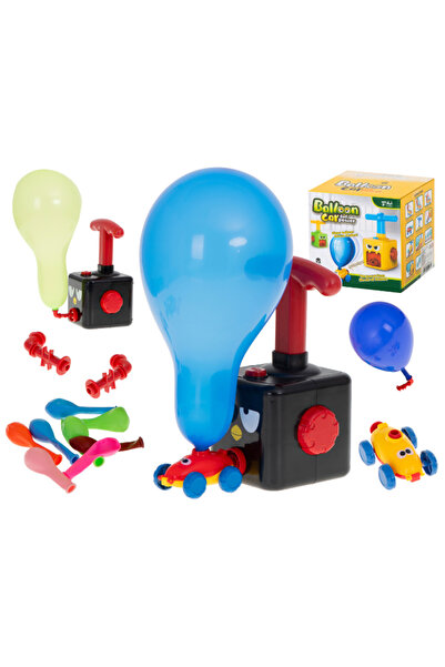 OEM Children's Toy Set, Flying Cars, Balloon Launcher, Black, 2 Cars and 10 Balloons