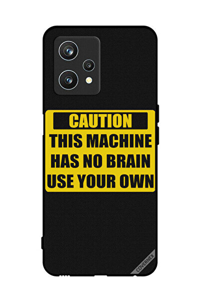 Covernex غطاء حماية لهاتف Realme 9 Pro تحذير: هذا الجهاز لا يحتوي على دماغ اس...