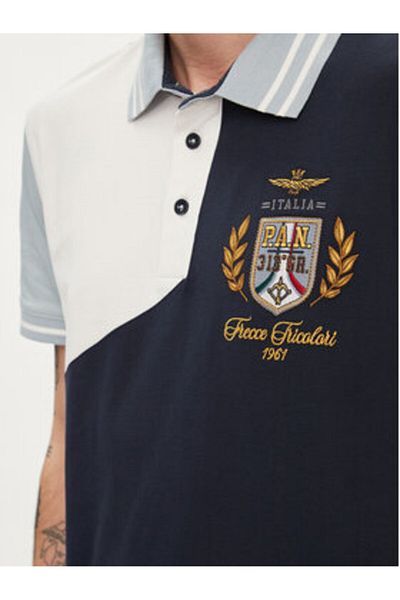 Aeronautica Militare Polo bărbătesc 241PO1764P199 bleumarin, albastru