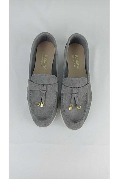 ZİO Women's Gray Suede Ballet