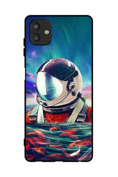 Covernex غطاء حماية لهاتف سامسونج جالاكسي M13 5G رائد فضاء في بحر الأسماك
