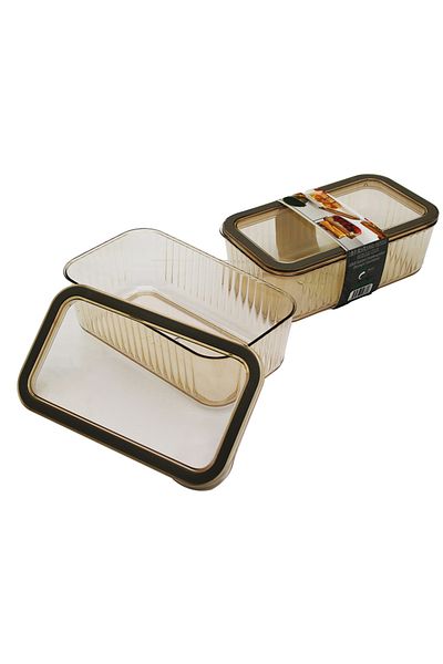 Mena Rise Şirinshop Mica Midi Rectangular Sealed Storage Container 900ml 1108107