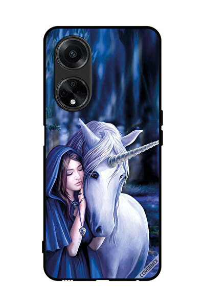 Covernex غطاء حماية لهاتف Oppo F23 5G فتاة تحب وحيد القرن
