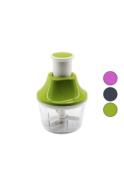 Mena Rise Fikirshop Basmali Dynamic Manual Hand Rondo Chopper Shelf Mica Crystal Chamber 700ml - Colorful