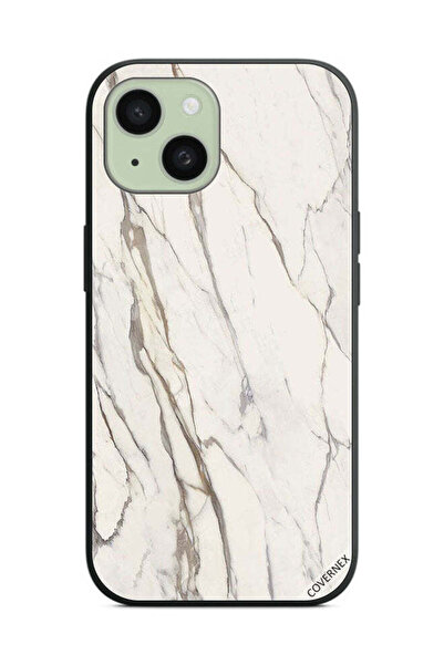 Covernex غطاء حماية لهاتف Apple iPhone 15 بتصميم رخامي
