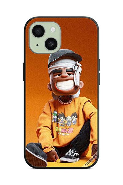 Covernex غطاء حماية لهاتف Apple iPhone 15 Plus - رسمة فتى متعب مصاب